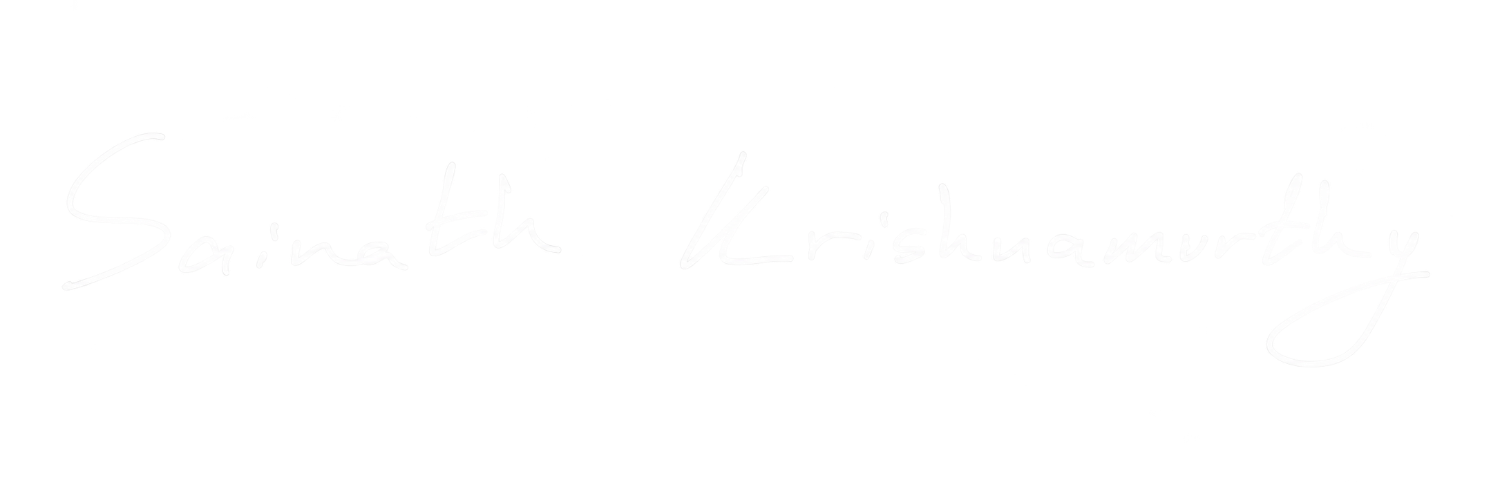 Sainath Krishnamurthy signature